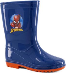 Spiderman regenlaarzen blauw