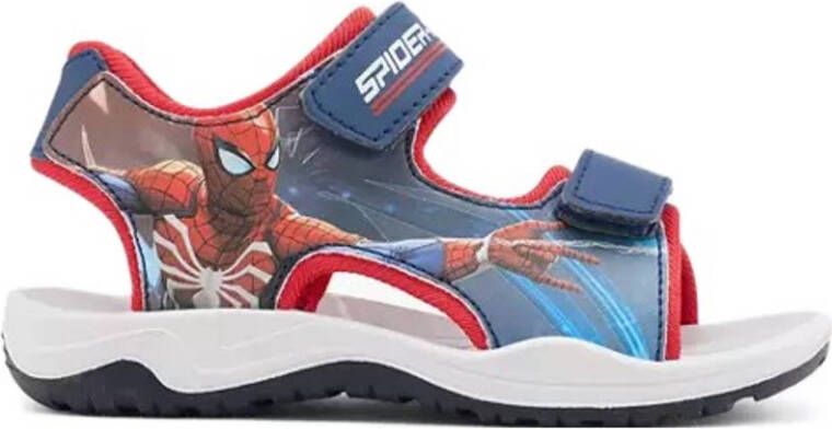 Spiderman sandalen blauw