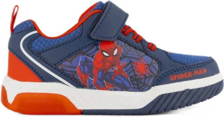 Spiderman sneakers blauw rood