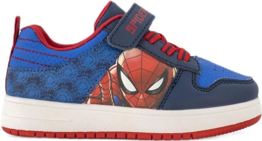 Spiderman sneakers blauw rood