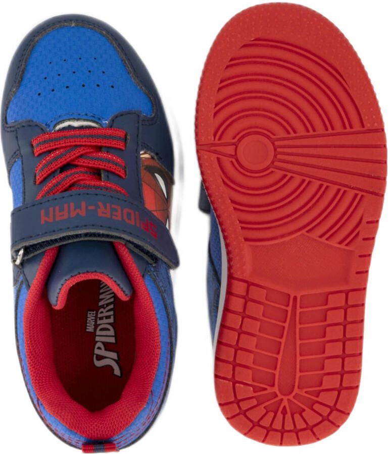 Spiderman sneakers blauw rood
