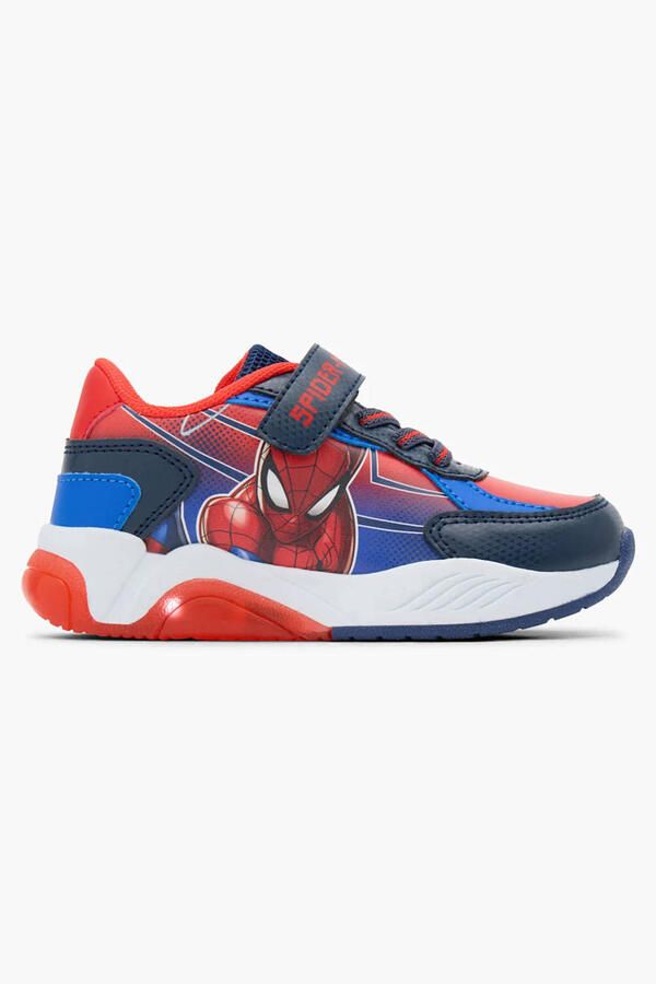 Spiderman sneakers met lichtjes blauw rood