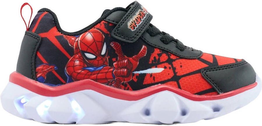 Spiderman Spider-Man sneakers met lichtjes rood