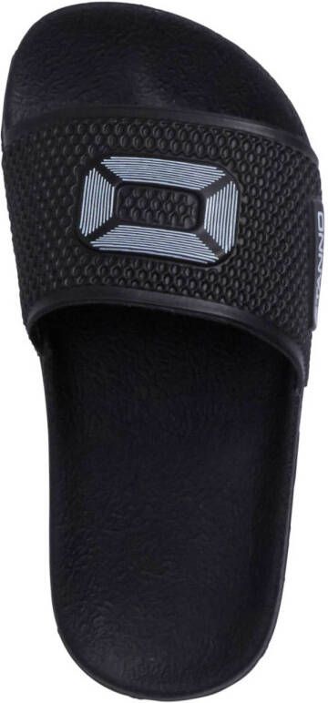 Stanno Stadium II badslippers Zwart Imitatieleer 33