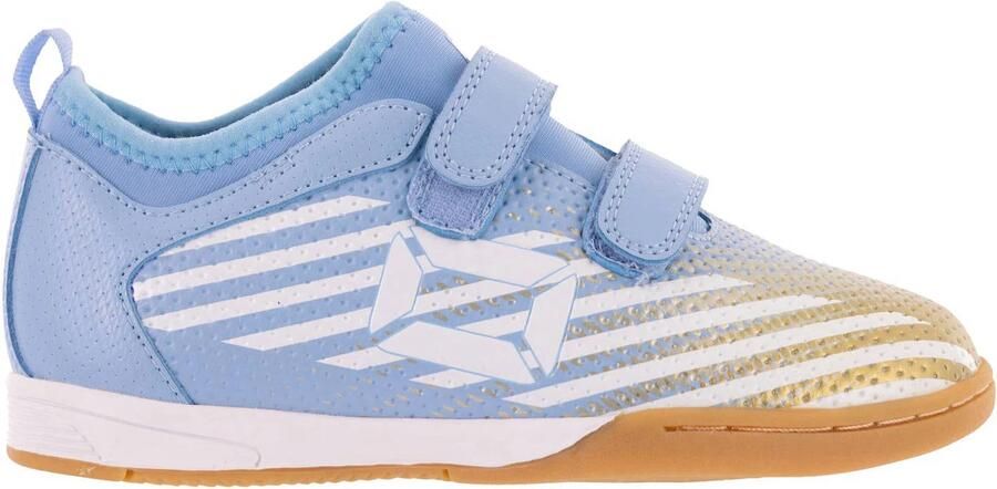 Stanno Vulture IN JR III junior voetbalschoenen lichtblauw wit goud