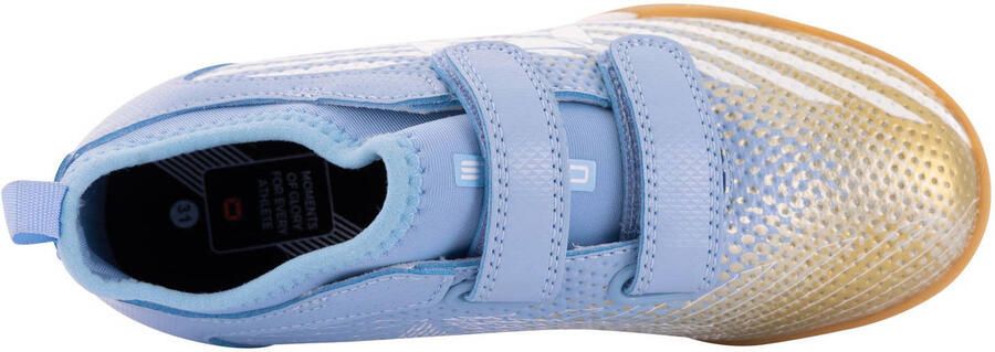 Stanno Vulture IN JR III junior voetbalschoenen lichtblauw wit goud - Foto 3