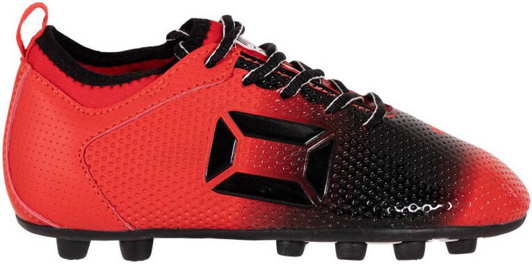 Stanno Vulture JR voetbalschoenen rood zwart Imitatieleer 38
