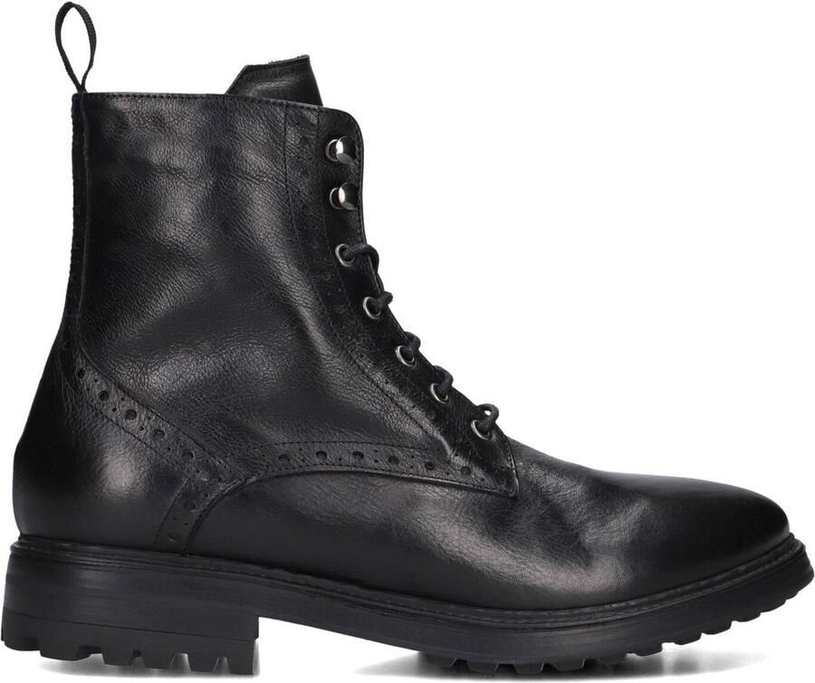 STEFANO LAURAN Veterboots Heren 3551 Leer Zwart