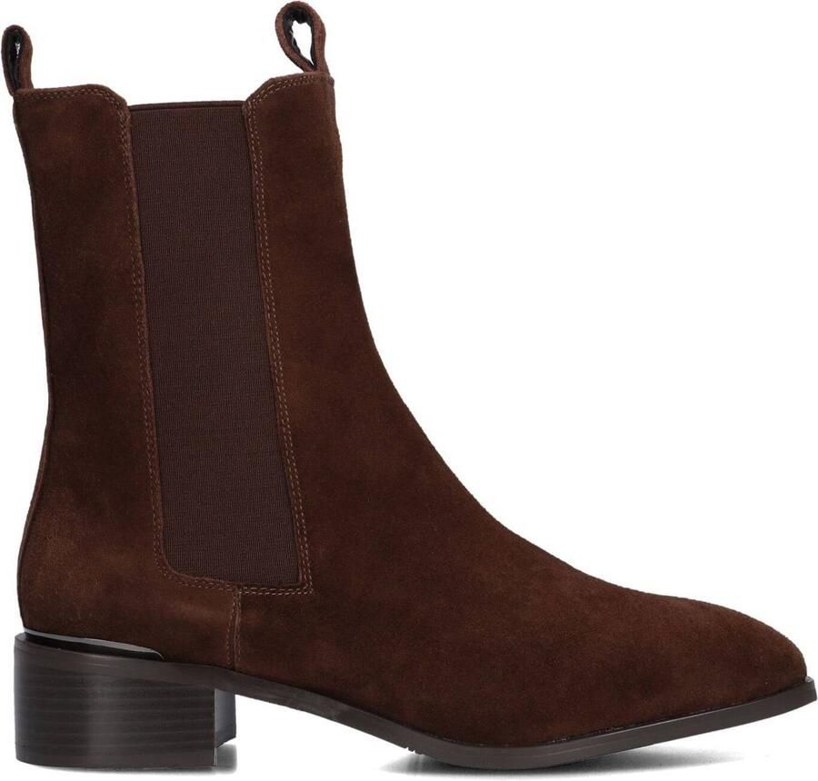 STEFANO LAURAN Chelsea Boots Dames Botin Plano Suède Bruin