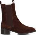 STEFANO LAURAN Chelsea Boots Dames Botin Plano Suède Bruin - Donkerbruin