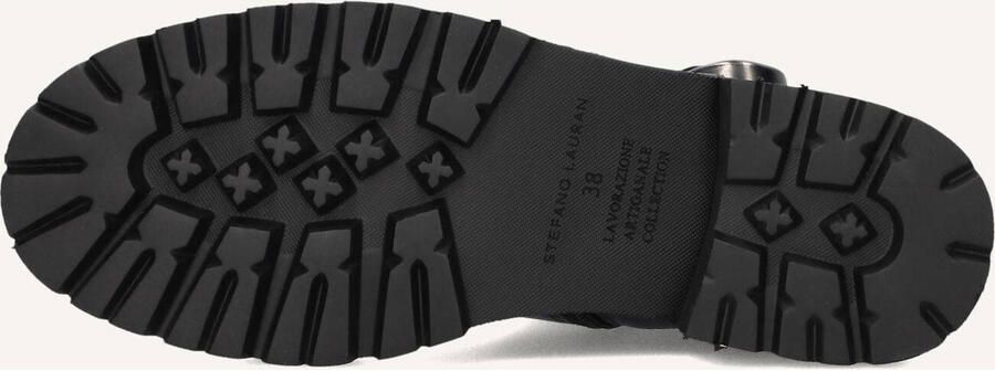 STEFANO LAURAN Biker Boots Dames Pe2052 Maat: 37 Materiaal: Leer Kleur: Zwart