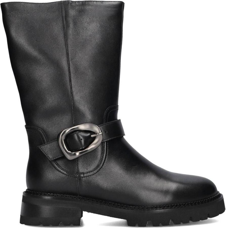 STEFANO LAURAN Biker Boots Dames Pe2052 Leer Zwart - Foto 2