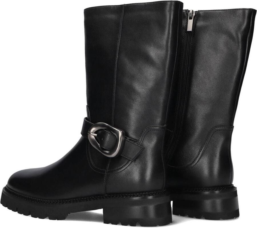 STEFANO LAURAN Biker Boots Dames Pe2052 Leer Zwart - Foto 3