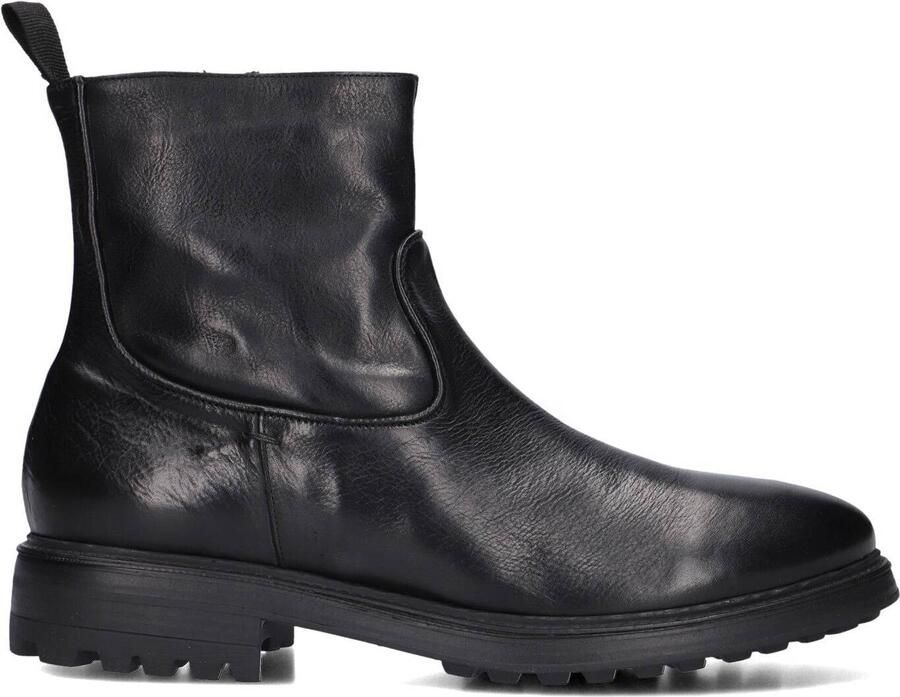 STEFANO LAURAN Enkelboots Heren Pm10 Leer Zwart