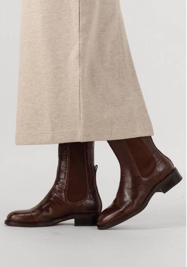 STEFANO LAURAN Enkellaarsjes Dames Pe2046 Maat: 39 Materiaal: Leer Kleur: Bruin