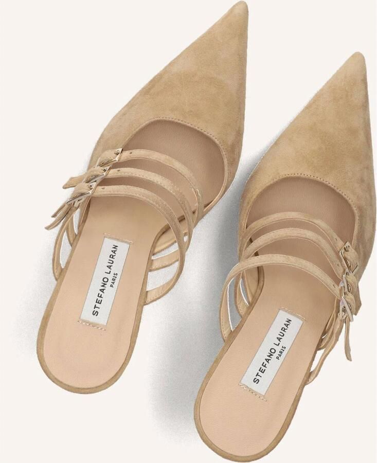 STEFANO LAURAN Muiltjes Dames 11121 Maat: 37 Materiaal: Suède Kleur: Beige - Foto 5