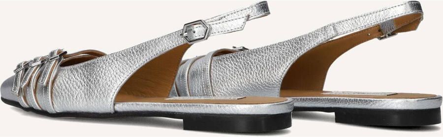 STEFANO LAURAN Slingbacks Dames 15600154 Leer Zilver - Foto 4