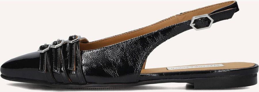 STEFANO LAURAN Slingbacks Dames 15600154 Lakleer Zwart - Foto 2