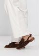 STEFANO LAURAN Slingbacks Dames 2900b Suède Bruin - Bruin