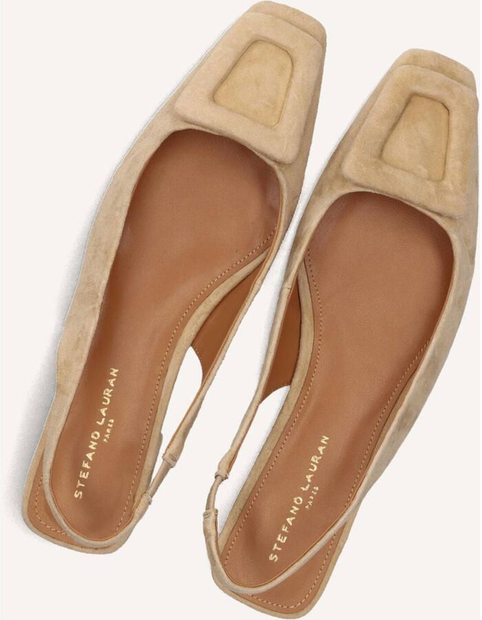 STEFANO LAURAN Slingbacks Dames 58577a Suède Beige - Foto 3