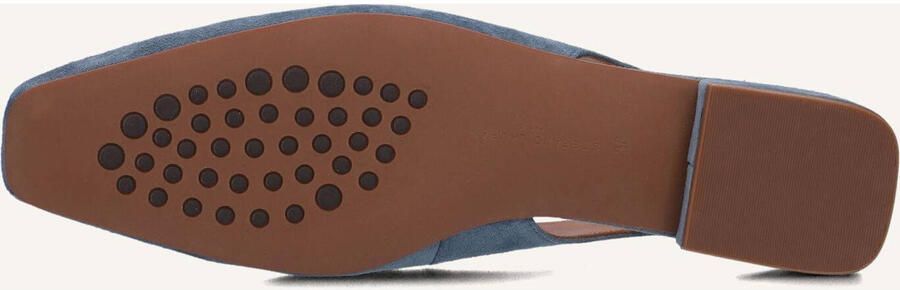 STEFANO LAURAN Slingbacks Dames 58577a Suède Blauw - Foto 4