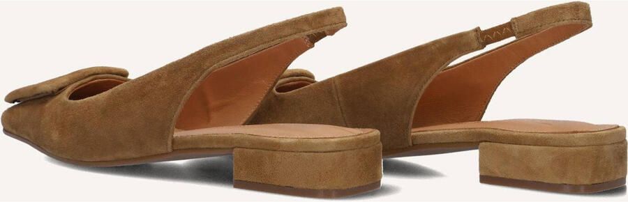 STEFANO LAURAN Slingbacks Dames 58577a Suède Camel - Foto 5