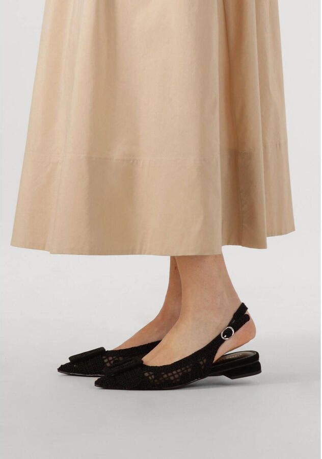 STEFANO LAURAN Slingbacks Dames 586131677 K Textiel Zwart - Foto 2