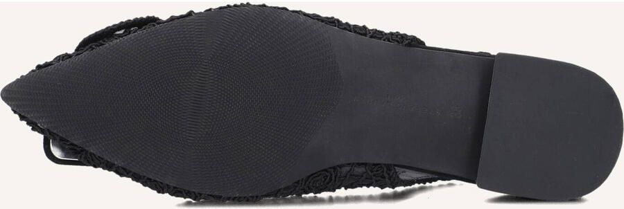 STEFANO LAURAN Slingbacks Dames 586131677 K Textiel Zwart - Foto 3