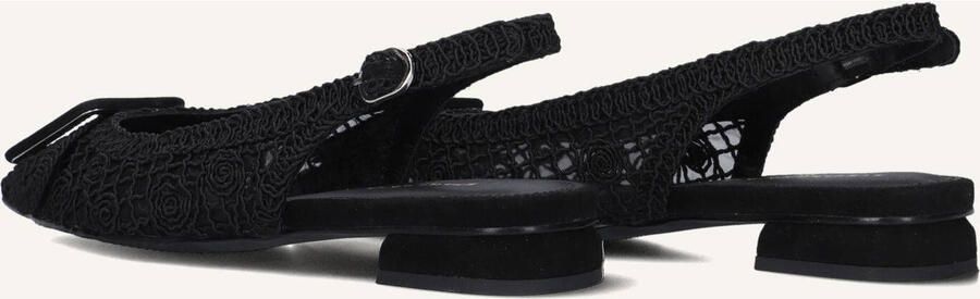 STEFANO LAURAN Slingbacks Dames 586131677 K Textiel Zwart - Foto 4