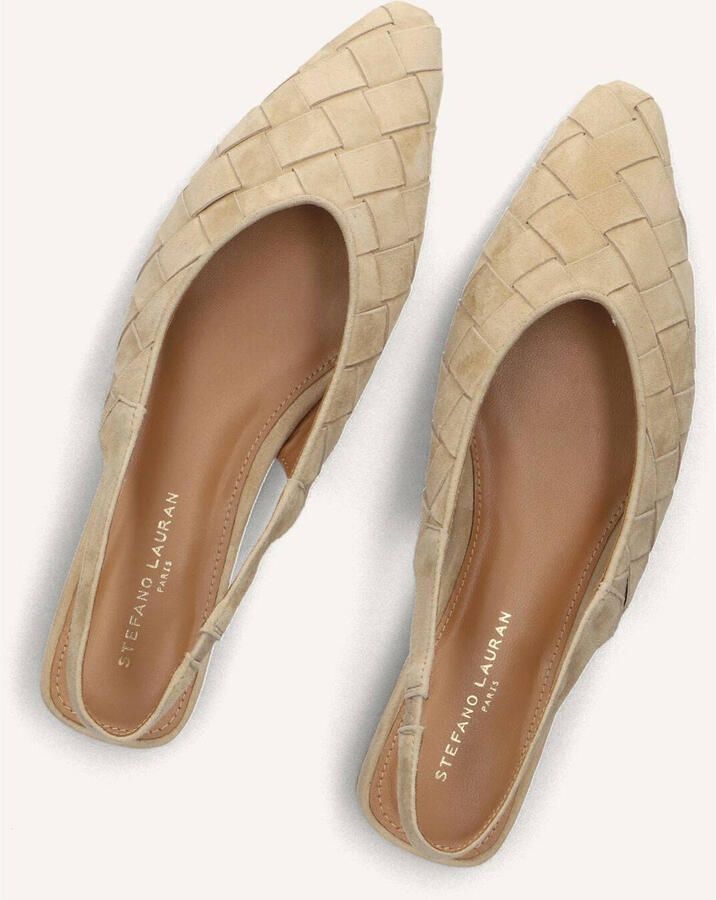 STEFANO LAURAN Slingbacks Dames 6155 Suède Beige - Foto 3