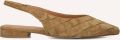 STEFANO LAURAN Slingbacks Dames 6155 Suède Camel - Camel