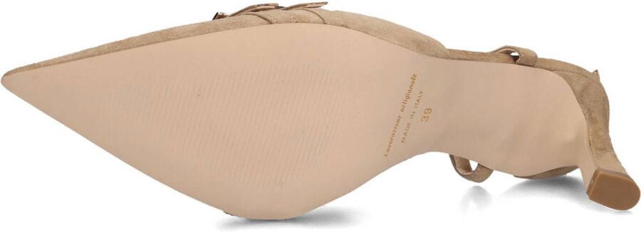 STEFANO LAURAN Slingbacks Dames 77212 Suède Beige - Foto 4