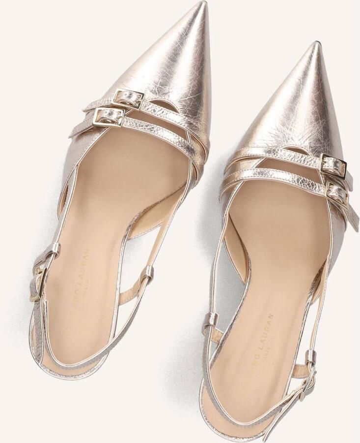 STEFANO LAURAN Slingbacks Dames 77212 Leer Goudkleurig - Foto 5