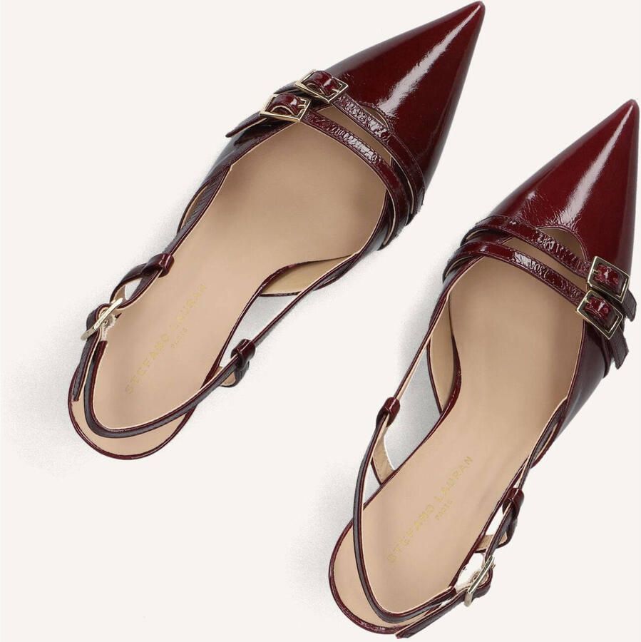 STEFANO LAURAN Slingbacks Dames 77212 Maat: 36 Materiaal: Lakleer Kleur: Rood - Foto 6