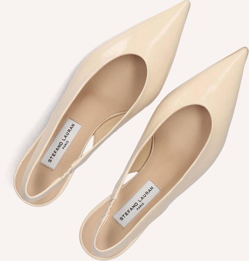 STEFANO LAURAN Slingbacks Dames 8879 Maat: 35 Materiaal: Lakleer Kleur: Beige - Foto 5