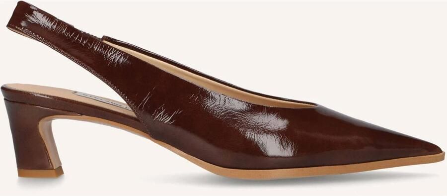 STEFANO LAURAN Slingbacks Dames 8879 Lakleer Bruin