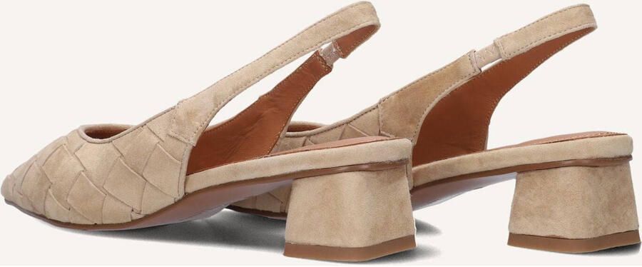 STEFANO LAURAN Slingbacks Dames D24062 Suède Beige - Foto 4