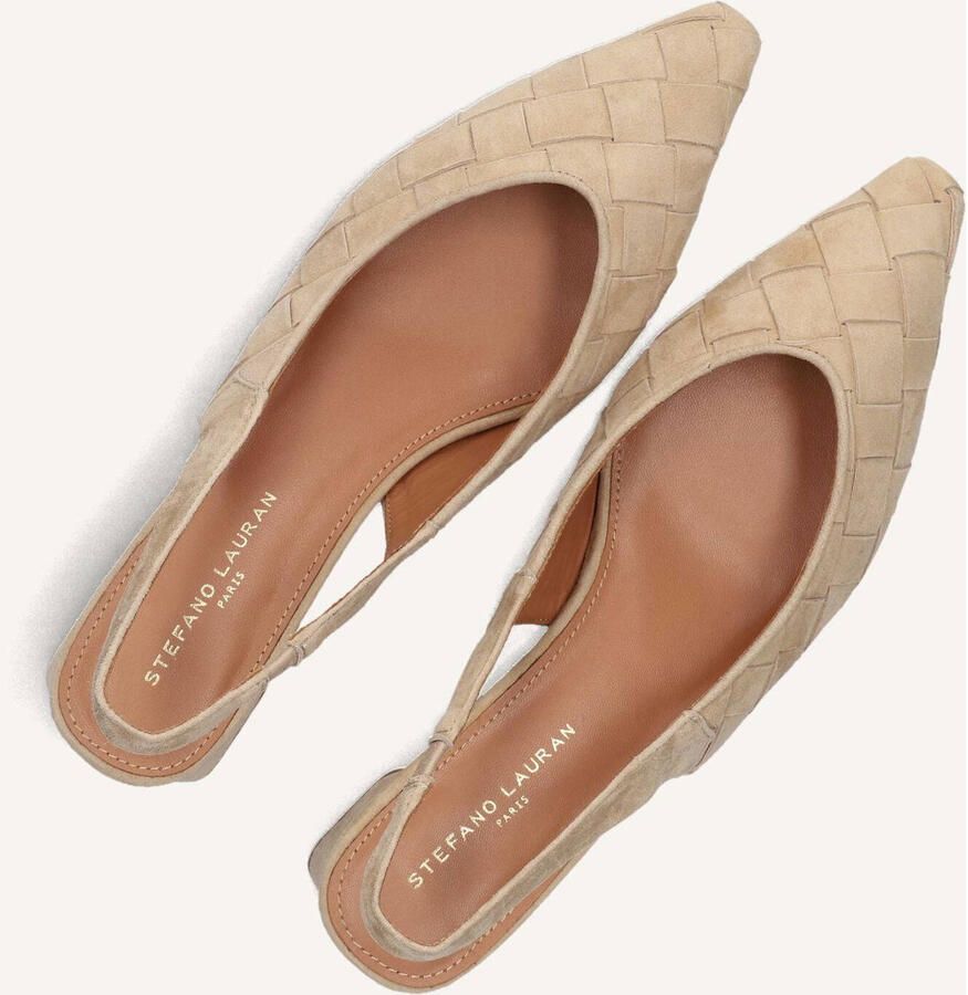 STEFANO LAURAN Slingbacks Dames D24062 Suède Beige - Foto 3