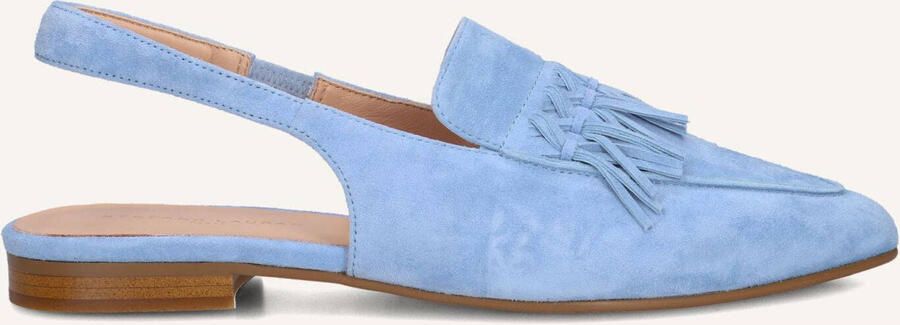 STEFANO LAURAN Slingbacks Dames E2575 Suède Blauw