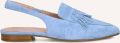 STEFANO LAURAN Slingbacks Dames E2575 Suède Blauw - Blauw
