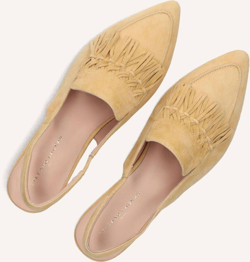 STEFANO LAURAN Slingbacks Dames E2575 Suède Beige - Foto 5