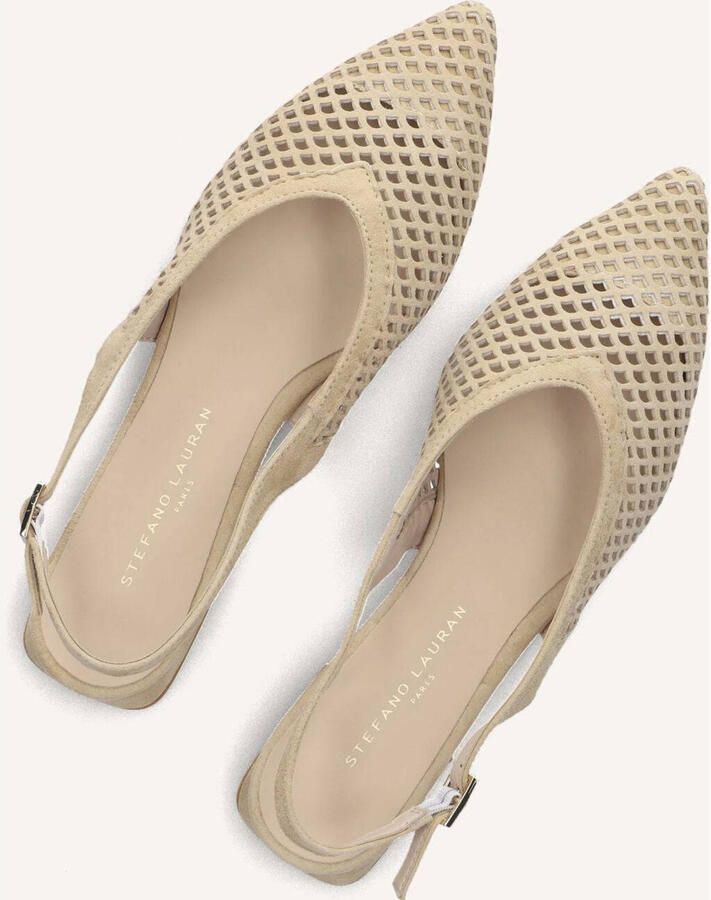 STEFANO LAURAN Slingbacks Dames Genny Maat: 40 Materiaal: Suède Kleur: Beige - Foto 5