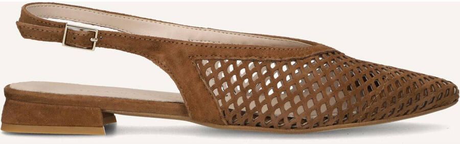STEFANO LAURAN Slingbacks Dames Genny Suède Bruin