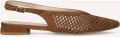 STEFANO LAURAN Slingbacks Dames Genny Suède Bruin - Bruin