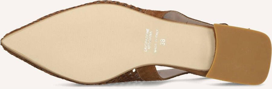 STEFANO LAURAN Slingbacks Dames Genny Suède Bruin - Foto 2