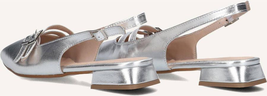 STEFANO LAURAN Slingbacks Dames Marianna Leer Zilver - Foto 3