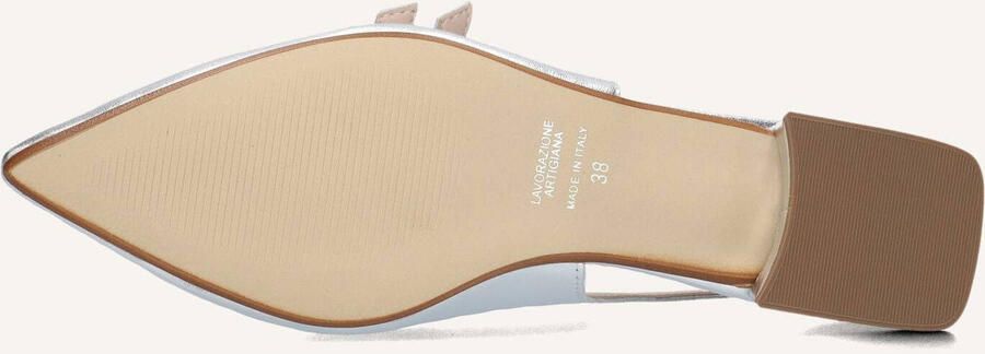 STEFANO LAURAN Slingbacks Dames Marianna Leer Zilver - Foto 4