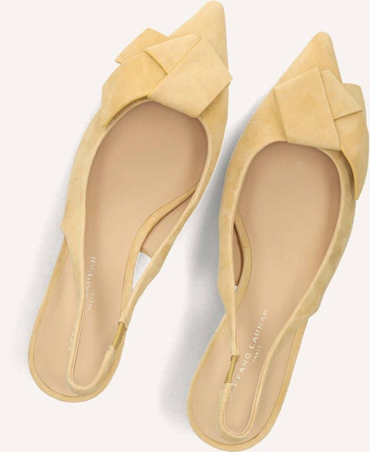 STEFANO LAURAN Slingbacks Dames St2642 Suède Geel - Foto 5