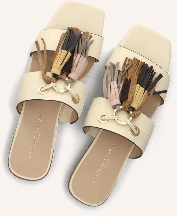 STEFANO LAURAN Slingbacks Dames St2650 Leer Beige - Foto 6