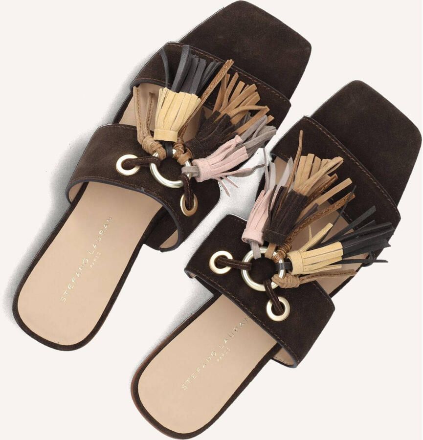 STEFANO LAURAN Slingbacks Dames St2650 Suède Bruin - Foto 6